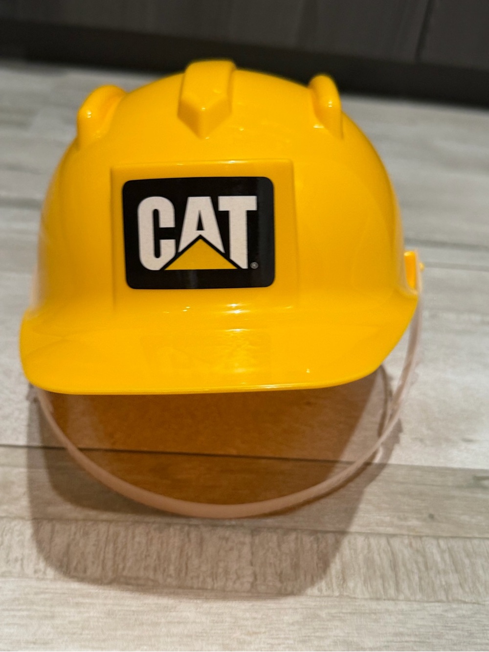 Kids Yellow Construction Hard Hat Toy for dress up (3 hard hats for kids/toddler